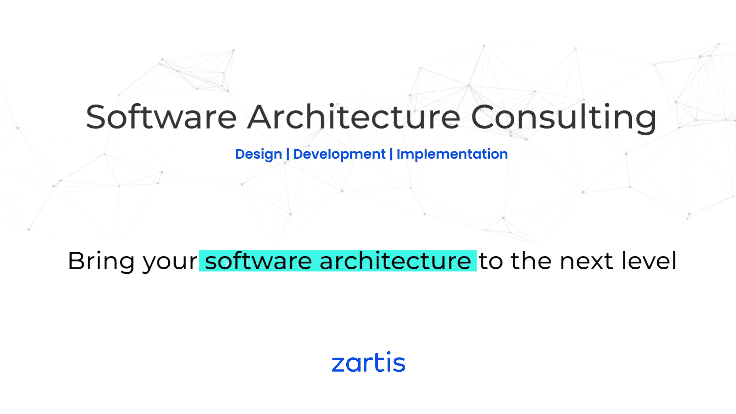 Software Architecture Consulting Consulting Services Zartis