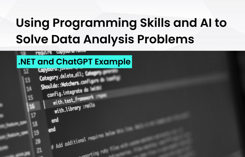 ChatGPT for data analysis