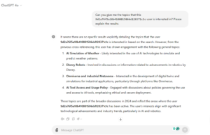 ChatGPT for data analysis