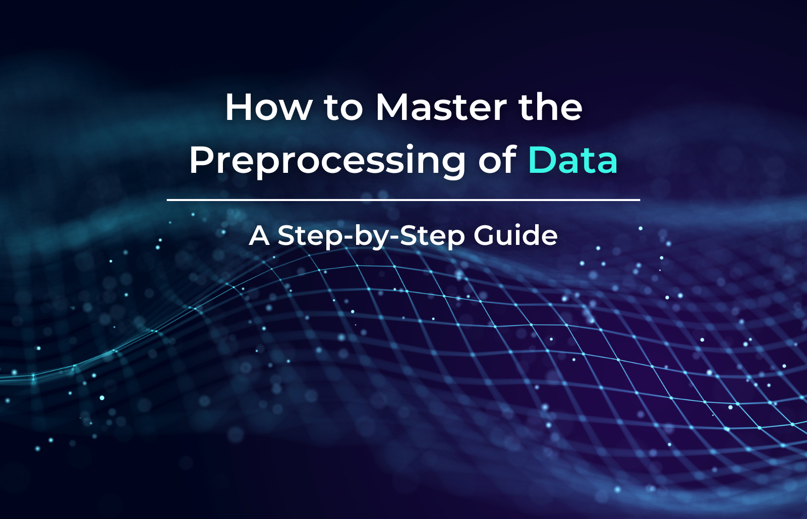 preprocessing of data